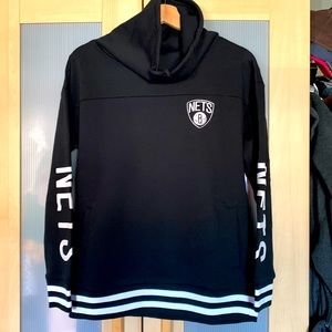 NWT - Brooklyn Nets Women's Pullover Sweatshirt - Black